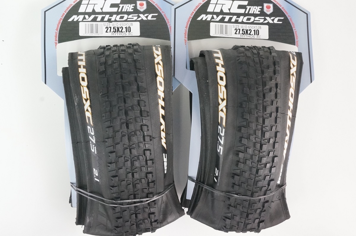 特価 IRC MYTHOS XC 井上ゴム ミトスXC 27.5インチ×2.10 WO650×52B 2本セット フォールダブル 折りたたみ可 新品 お支払い翌日の発送 _画像1