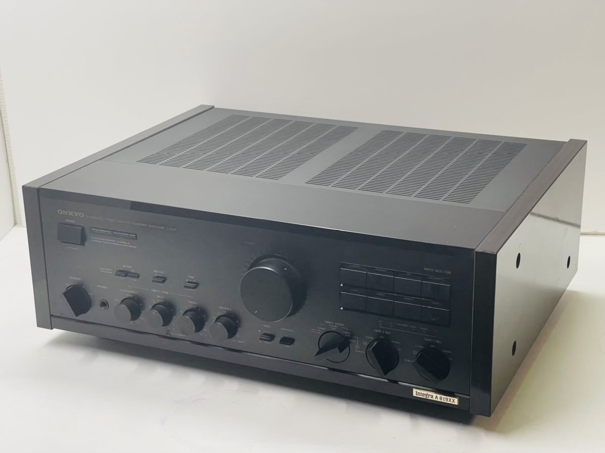 ONKYO オンキョー integra A-819XX プリメインアンプ 日本製 音出し