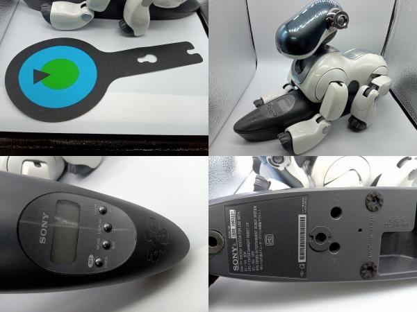 ジャンク SONY AIBO ERS-7 エンターテインメントロボット アイボ 5代目 AIBOカード15枚 通電のみ