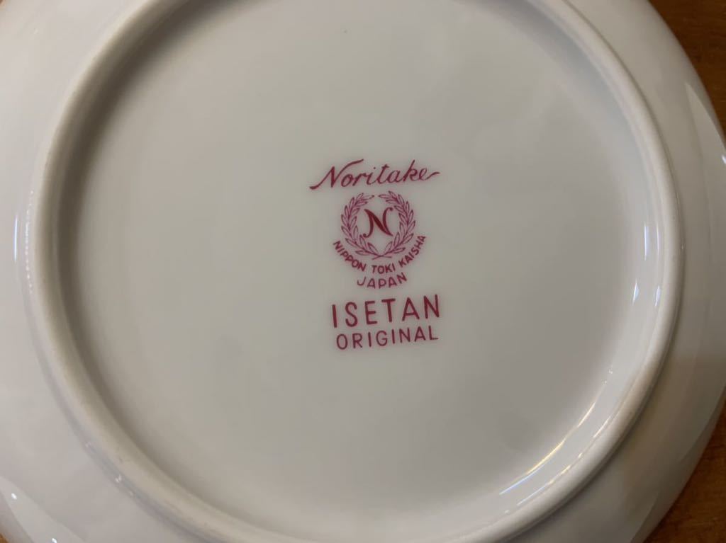 【美品】Noritake ノリタケ ISETAN ORIGINAL 伊勢丹オリジナル 小皿 プレート 銘々皿 5枚セット まとめて_画像4
