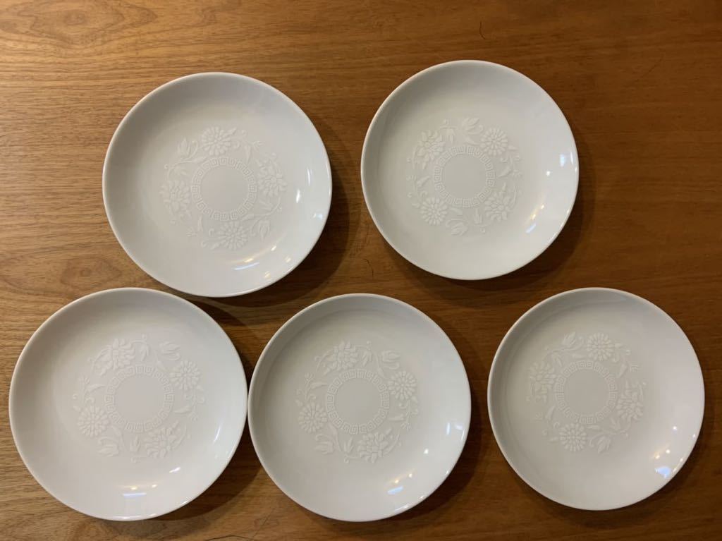 【美品】Noritake ノリタケ ISETAN ORIGINAL 伊勢丹オリジナル 小皿 プレート 銘々皿 5枚セット まとめて_画像2