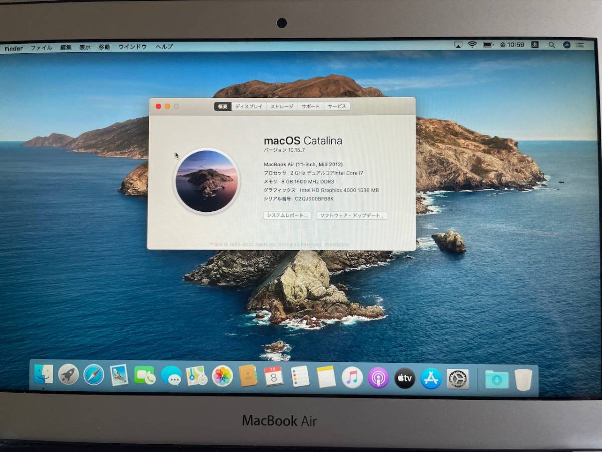 OUTLET 包装 即日発送 代引無料 MacBook Air (11インチ, Mid 2012)Core