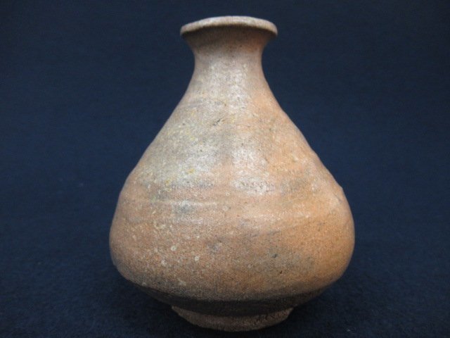 古備前 大徳利 高 30cm 博之識箱 江戸時代 cK7872 丸田宗彦「唐津 井戸徳利」刻銘/共箱付 芸術 美術 陶器