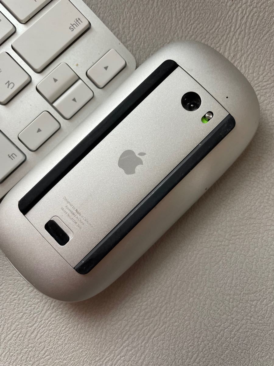 Apple純正のワイヤレスキーボードとマウスです。