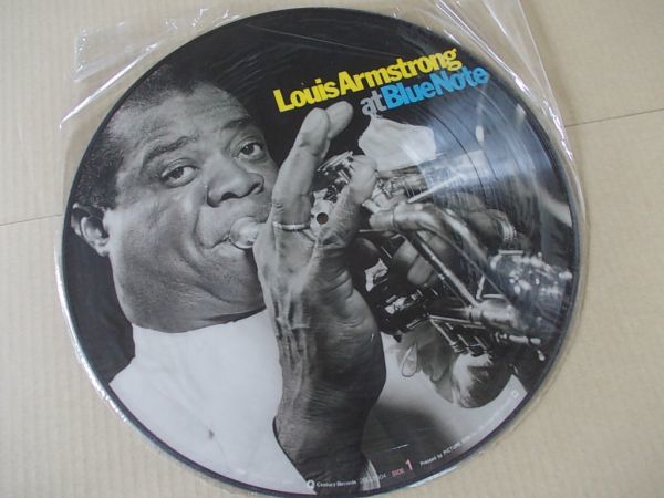 P7203　即決　LPレコード　ルイ・アームストロング LOUIS ARMSTRONG『AT BLUENOTE』　国内盤　ピクチャー盤_画像3