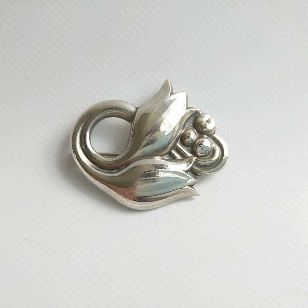 ジョージジェンセン Georg Jensen ブローチ 100A スターリングシルバー