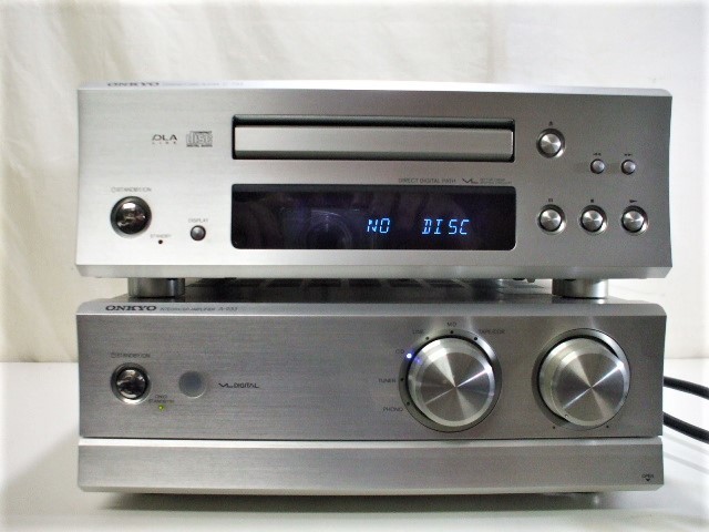 元気堂】ONKYO オンキョー プリメインアンプ A-933/ CDプレーヤー C