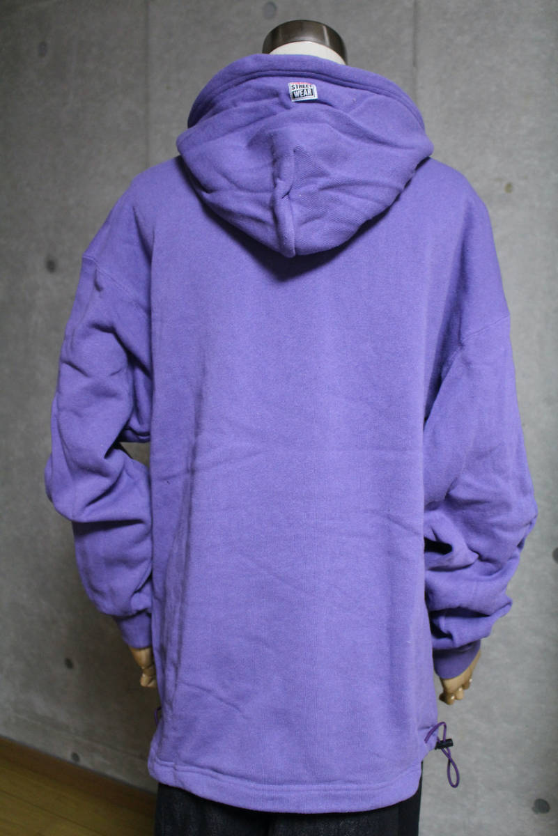 20140131 lib VISION STREET WEAR ヴィジョンストリートウェア 　プルオーバーパーカー パープル M 美品_画像5