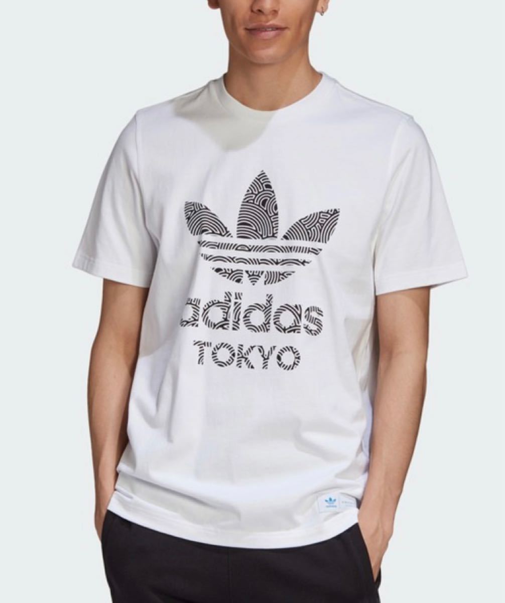 アディダス【HTC】トレフォイル Tシャツ GJ6751ホワイト 高橋理コラボモデル 【Lサイズ 】東京 2020 新品未使用