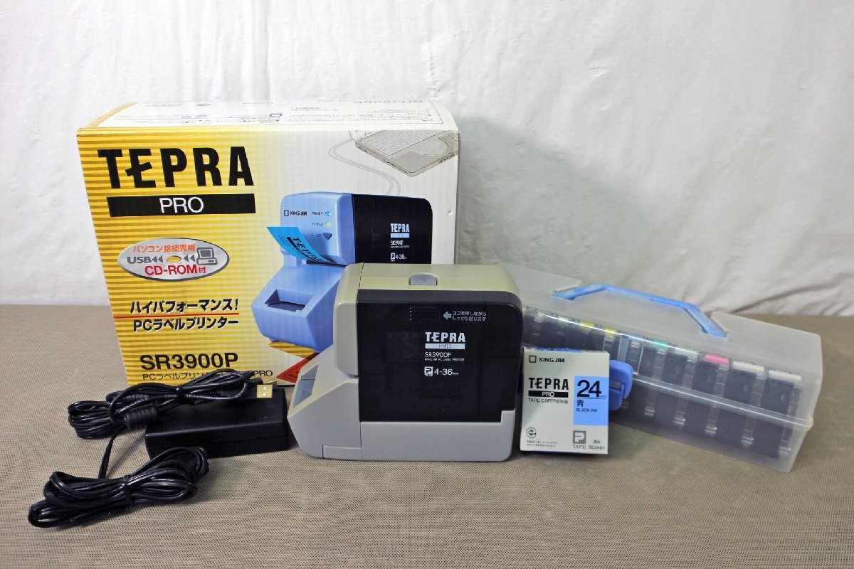 販売販促品 キングジム ラベルプリンター SR3900P テプラPRO オフィス用品一般