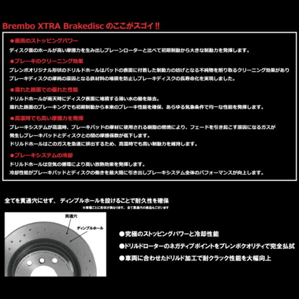 Brembo XTRAドリルドローターF用 8XCAX 1~ 1.4TFSI A1 8XCPT 11 ブレーキ | boravacinar.com.br