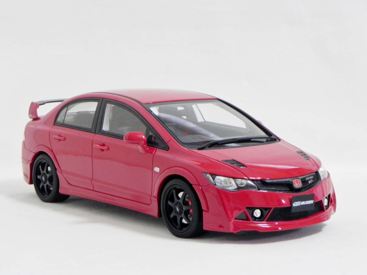 京商 samurai 1/18 無限 RR HONDA CIVIC MUGEN RR ミラノレッド ホンダ