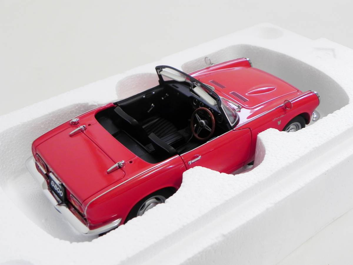 オートアート 1/18 ホンダ S800 レッド 未展示 HONDA エスハチ | www