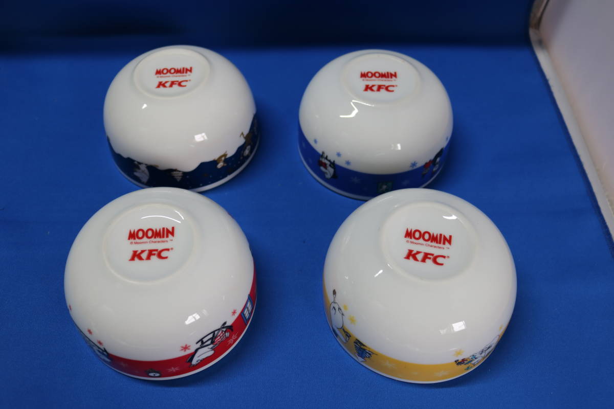 未使用品《ムーミン》スプーン付き ボウル コンプリート 4種セット ケンタッキーフライドチキン KFC_画像7