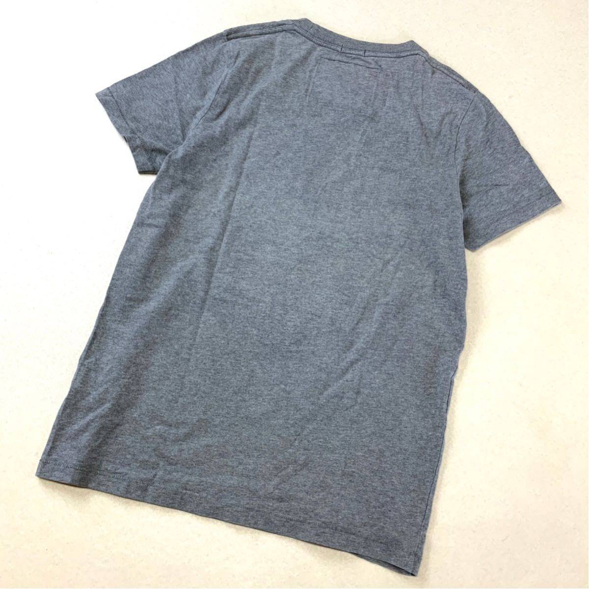良品 Abercrombie&Fitch アバクロンビー&フィッチ アメコミプリント 半袖 tシャツ メンズ Mサイズ グレー_画像2
