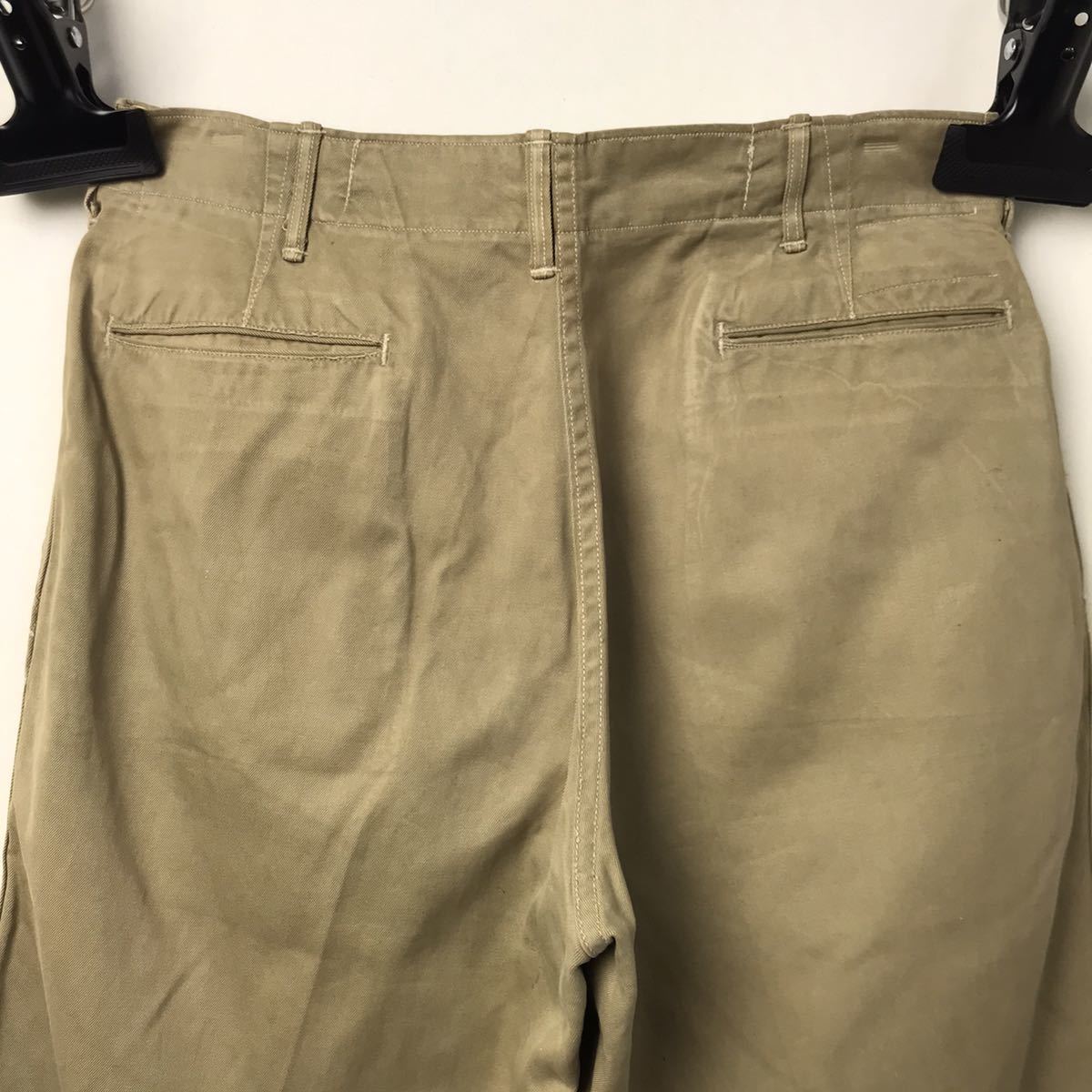 40s 50s 過渡期 米軍 チノパン 41 43 45カーキ ヴィンテージ | auriol