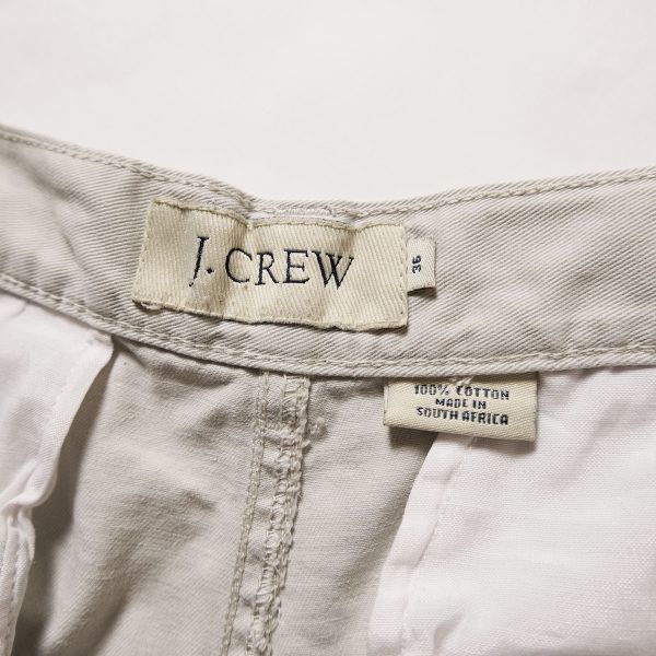 90's 00's Jクルー J.CREW コットン カーゴショーツ (36) アイボリー系 90年代 00年代 旧タグ オールド_画像7