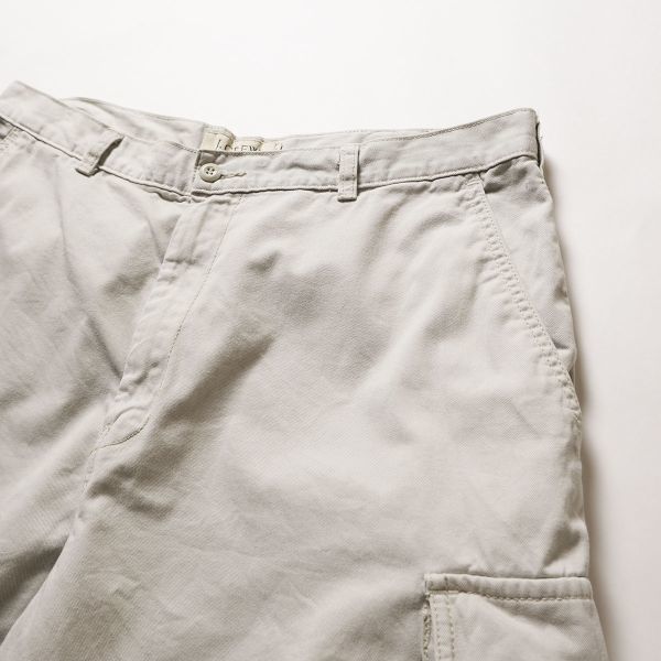 90's 00's Jクルー J.CREW コットン カーゴショーツ (36) アイボリー系 90年代 00年代 旧タグ オールド_画像3
