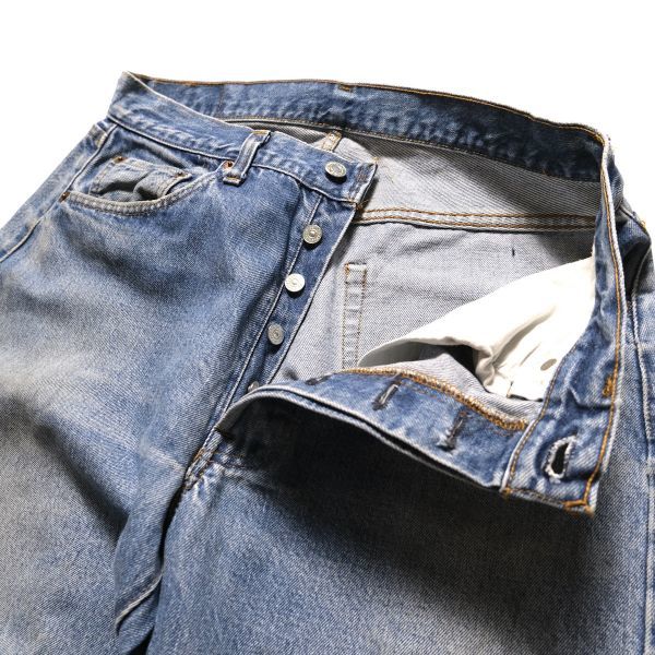 80's USA製 リーバイス Levis 501 赤耳 デニムパンツ (実寸w31) ヒゲ入