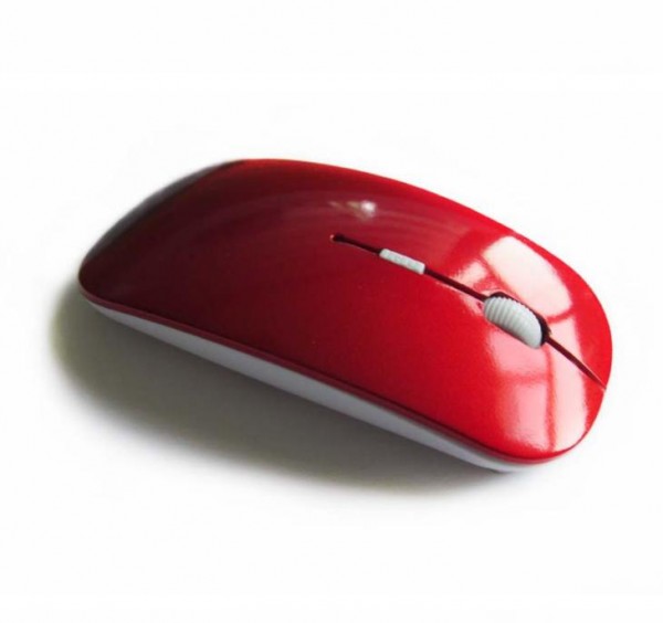  супер тонкий беспроводной оптическая мышь красный Windows and Mac тоже соответствует новый товар не использовался персональный компьютер периферийные устройства h301