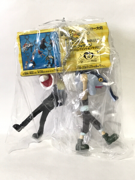 Banpresto海賊王兩件式鑰匙扣Usopp＆Sanji 原文:バンプレスト ワンピース ツーピースキーホルダー ウソップ&サンジ