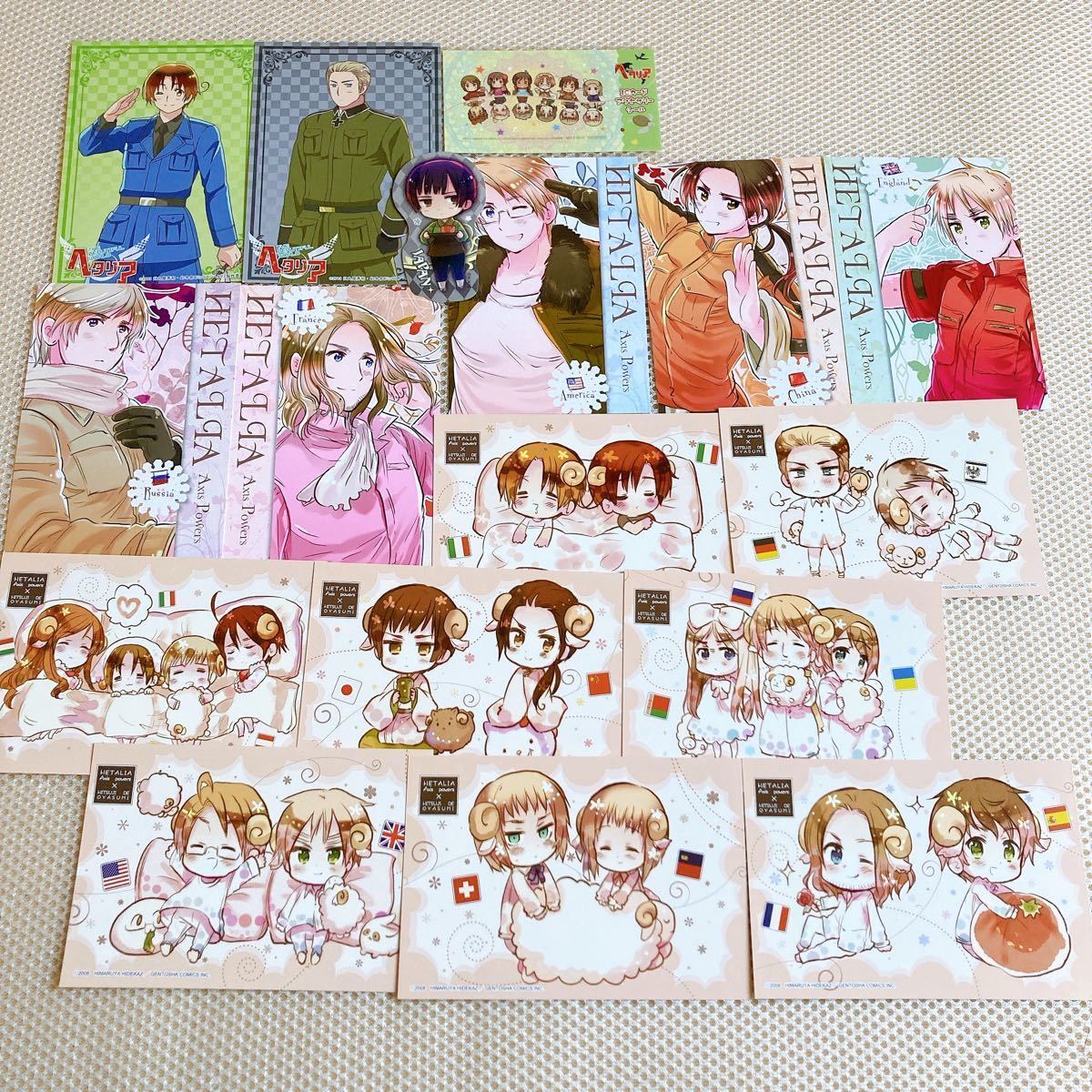 47┏○)) ヘタリア作品 ポストカード17枚セット ヘタリア×羊でおやすみシリーズ CD全巻購入応募特典 イタリア ドイツ 日本 中国 フランス 商品細節 | JDirectItems Auction | One Map by FROM JAPAN 47┏○)) ヘタリア作品 ポストカード17枚セット ヘタリア×羊でおやすみシリーズ CD全巻購入応募特典 イタリア ドイツ 日本 中国 フランス 商品細節 | JDirectItems Auction | One Map by FROM JAPAN