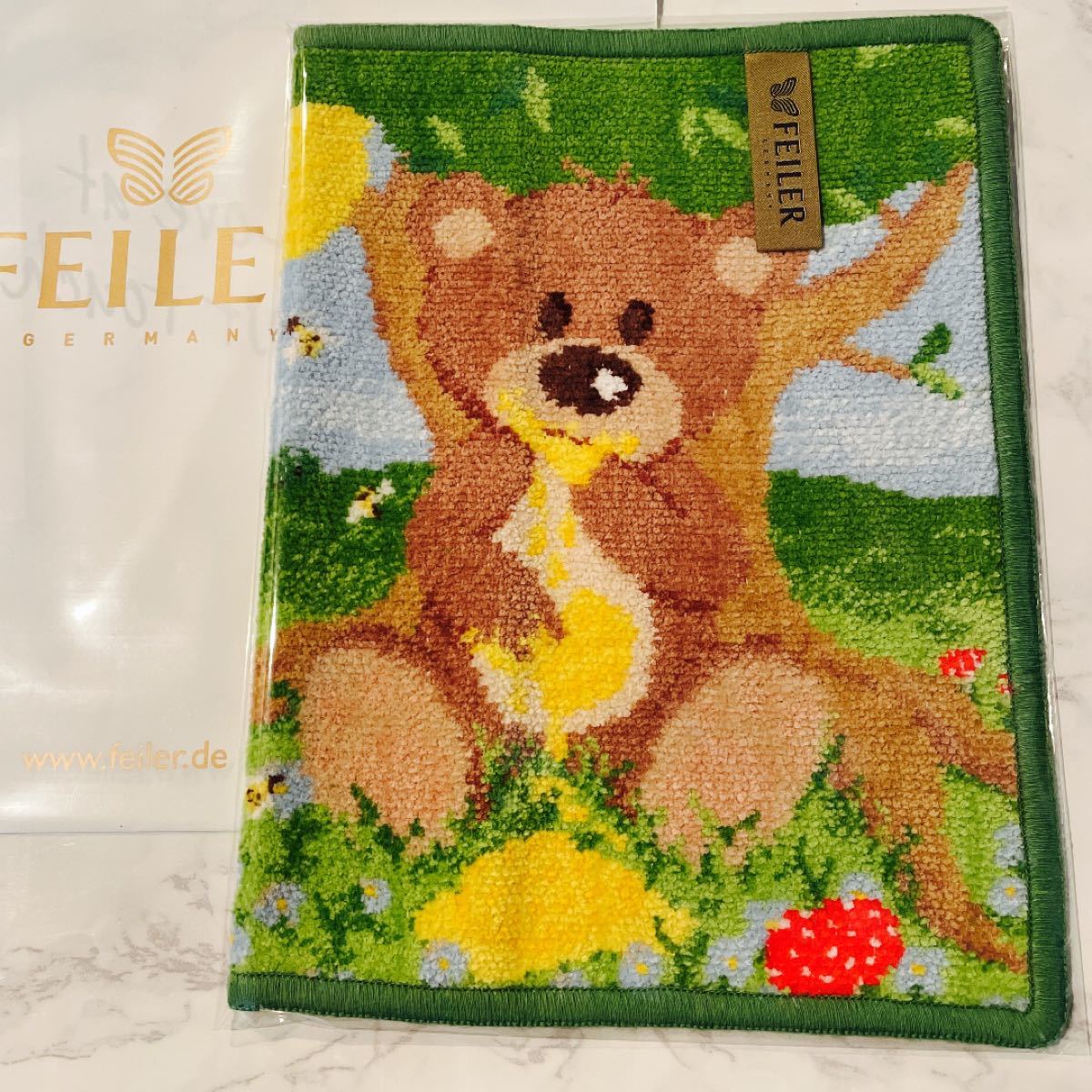 【ももとん様専用】フェイラー FEILER タオルハンカチ 2枚セット プレゼント袋付