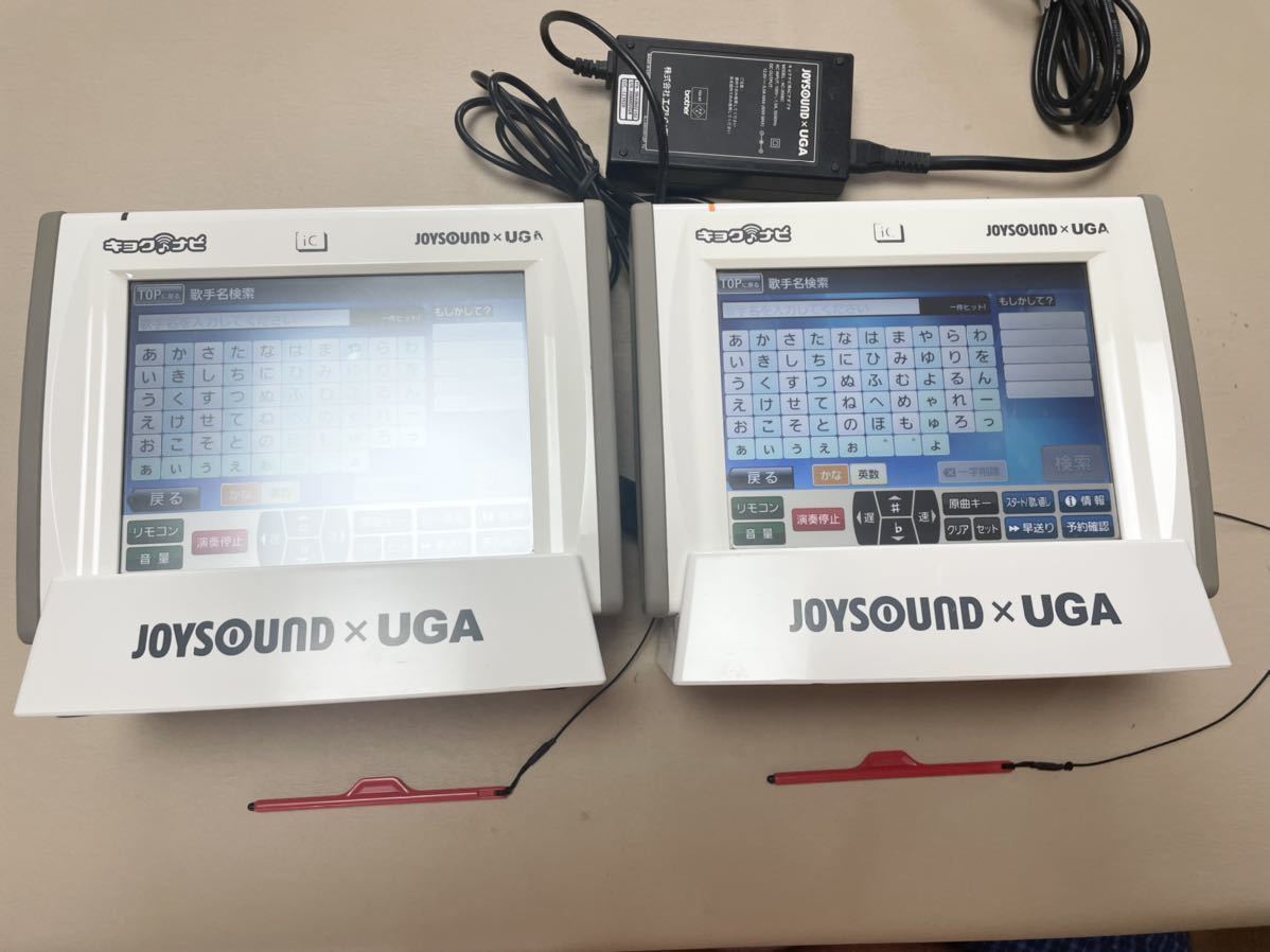 No 68 JOYSOUND JR300 充電器付(2個セット) キョクナビ ジョイ No 68 JOYSOUND JR300 充電器付(2個セット) キョクナビ ジョイ