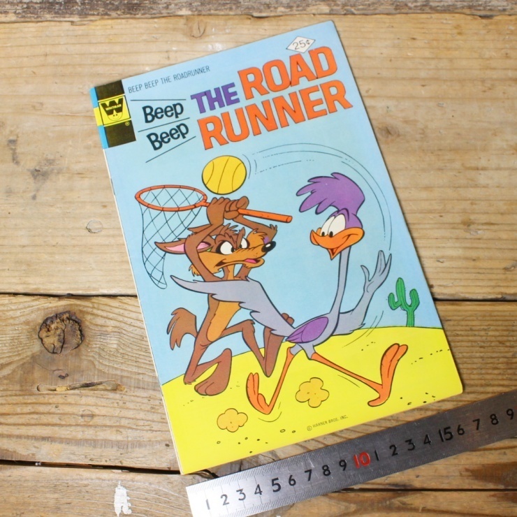 70s ロードランナー コミック Beep Beep THE ROAD RUNNER comics No.58 1976年 アメコミ コヨーテ ワーナー_画像1