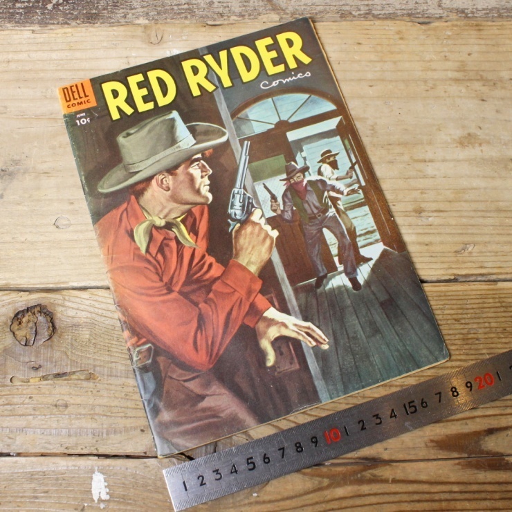 50s красный rider комикс RED RYDER comics No.143 1955 год индеец Western American Comics 