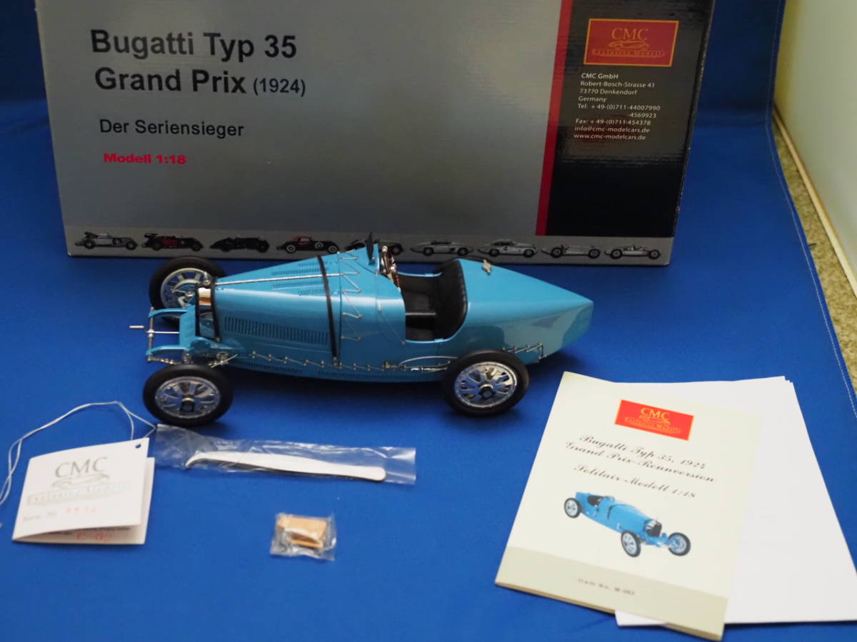 CMC-Classic Model Cars Bugatti Typ35 Grand Prix 1924 1:18