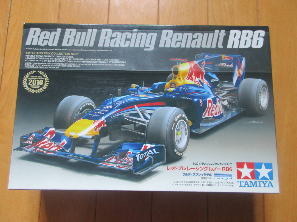 未開封品 タミヤ 1/20 レッドブル レーシング ルノー RB6 _画像1