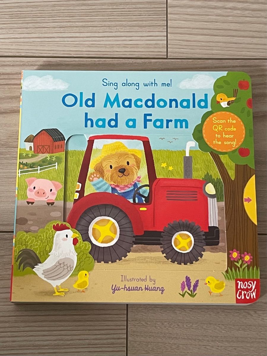 英語絵本　しかけ絵本　old Macdonald had a farm