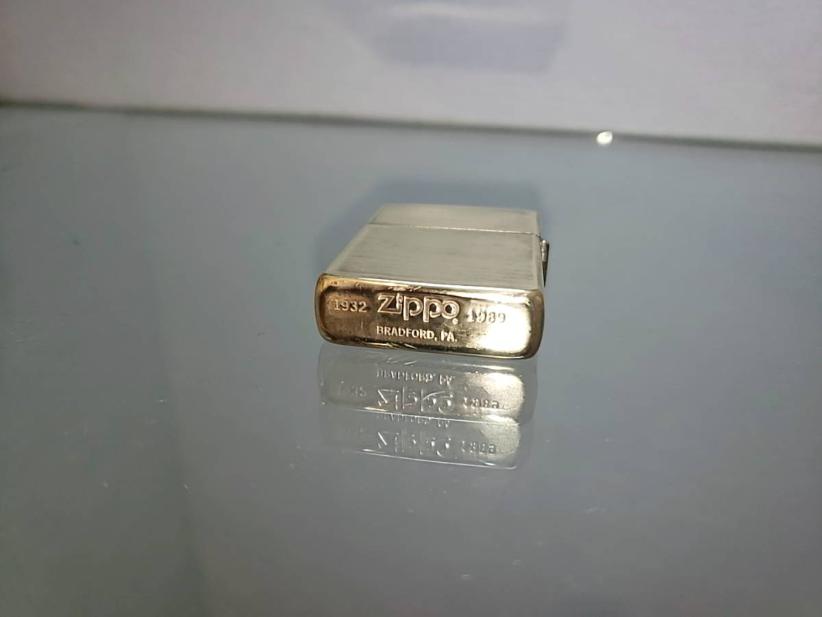 zippo ソリッドブラス 真鍮 社長サイン メッセージ 年製