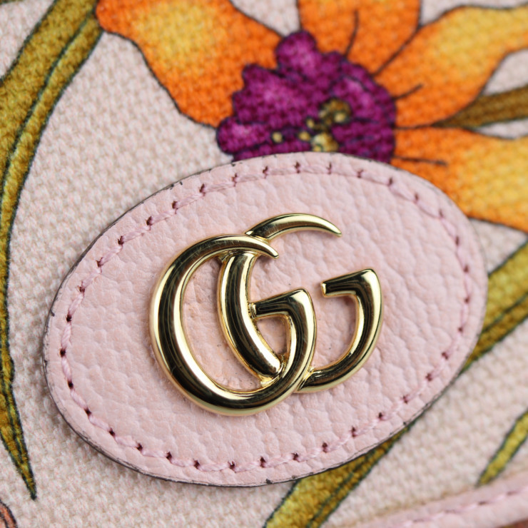 新品未使用展示品 GUCCI グッチ フローラ 577350 ポーチ キャンバス