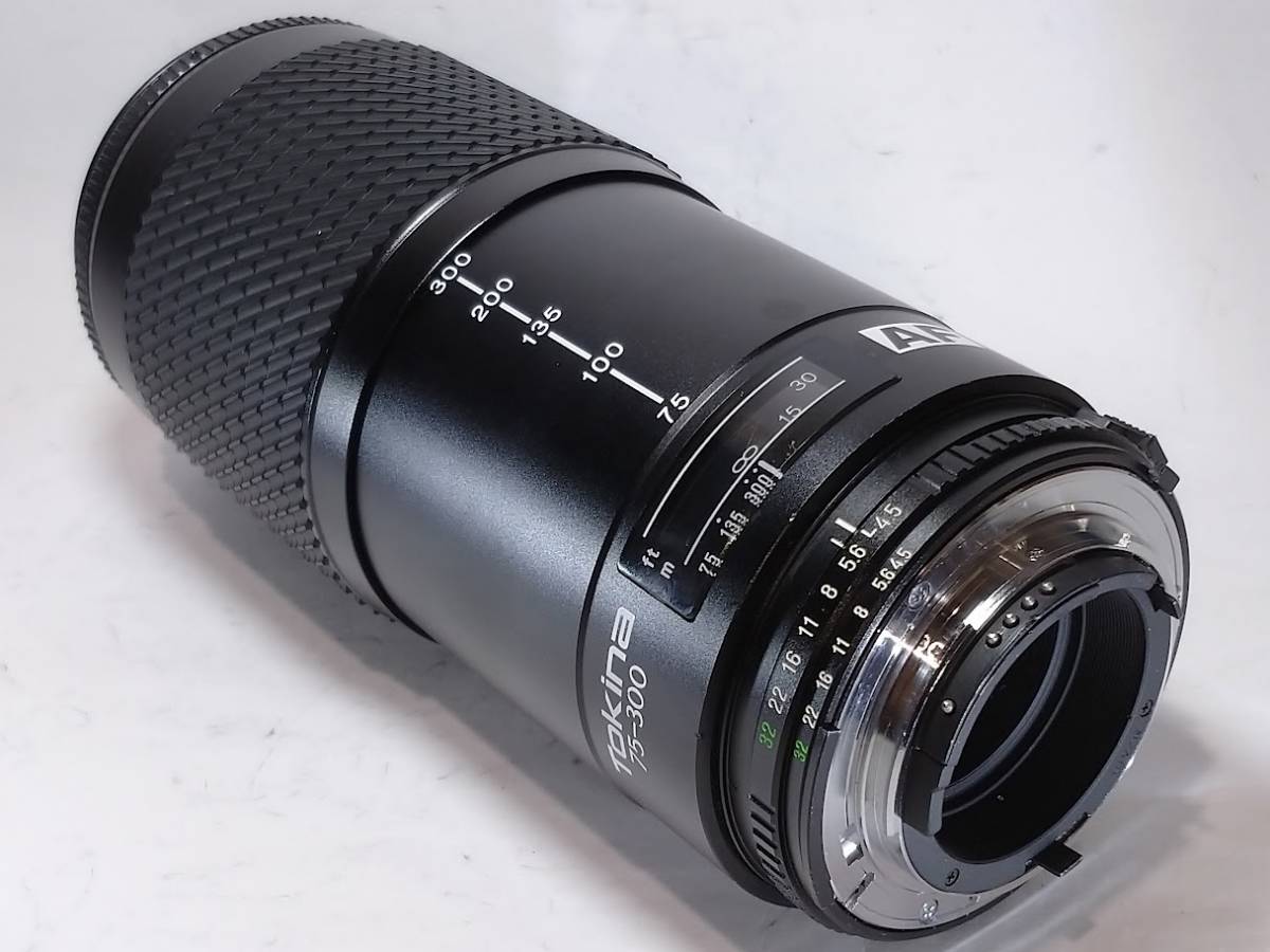 ★外観コレクション級美品/動作確認済★ Tokina トキナー AF 75-300mm f4.5-5.6（for Nikon ） 外観状態の素晴らしいレンズ！#1133_画像4