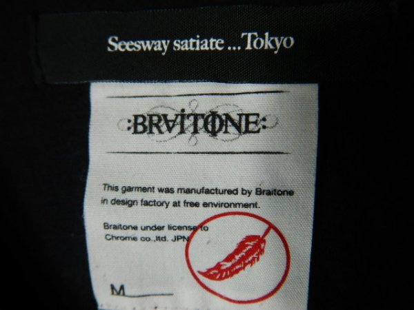 n7704　BRAITONE　seesway satiate　ブライトン コラボ　半袖　tシャツ　人気　送料格安_画像4