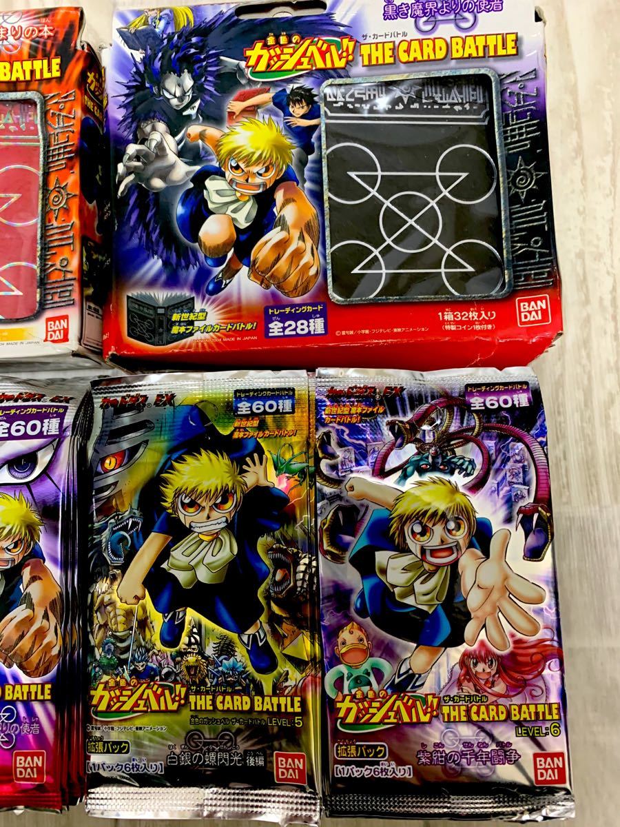 未開封品】金色のガッシュベル ザカードバトル 紅きはじまりの本 未開封品】金色のガッシュベル ザカードバトル 紅きはじまりの本