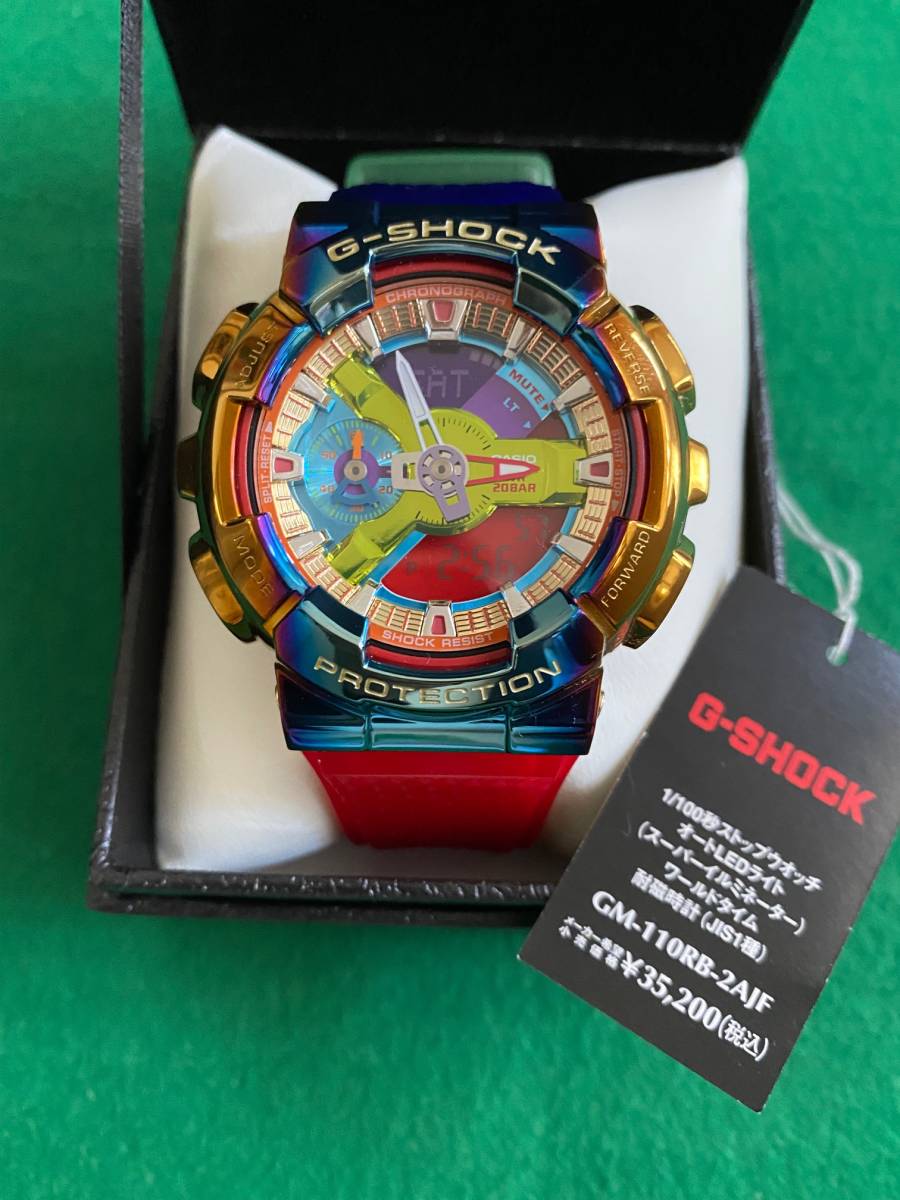 美品　Ｇショック　レインボー　GM-110RB-2AJF　CASIO　カシオ　G-SHOCK ジーショック　国内正規品　タグ付き