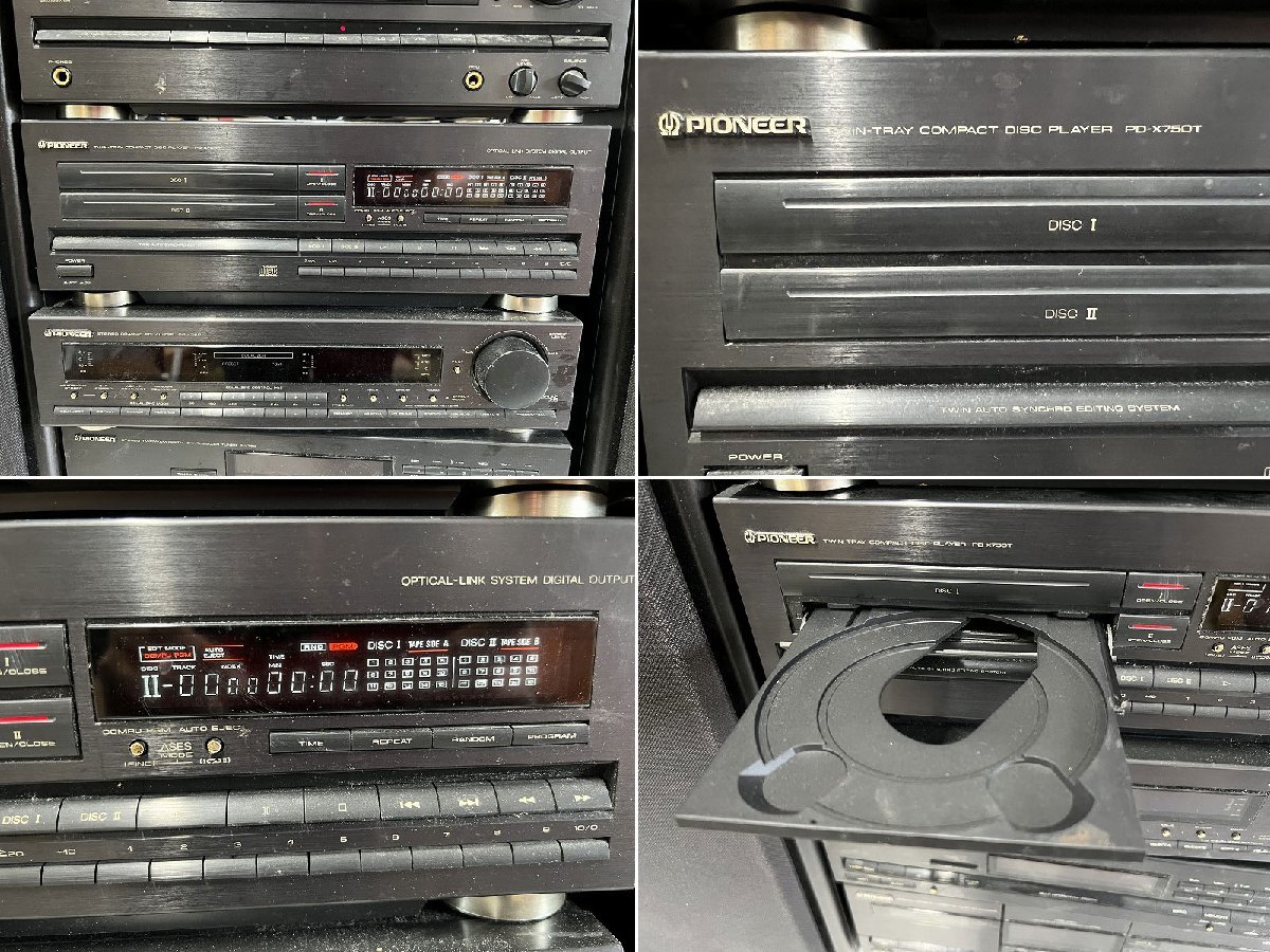 b88☆１円スタート☆PIONEER パイオニア オーディオセット PL-X750 S