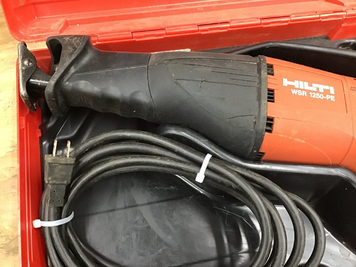 【中古品】 ヒルティ HILTI 100V 電動レシプロソー WSR1250-PE セーバーソー_画像3