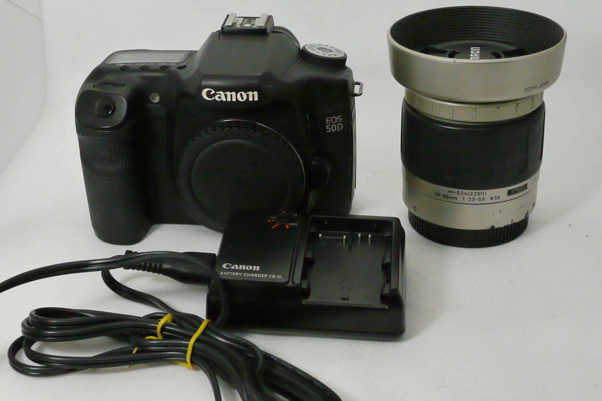 キャノン CANON EOS 50D 28-80mm レンズ付き