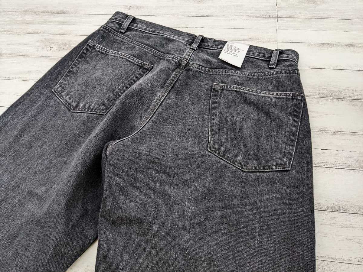 CIOTA シオタ デニムパンツ ブラック スビンコットン 13,5OZ ワイドテーパードデニム NPTM-6RF 80s_画像7