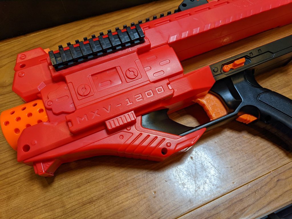 美品 ナーフ ライバル ゼウス 赤・レッド 電動ガン Nerf Rival Zeus