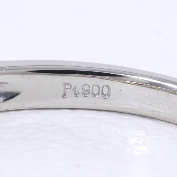 PT900 リング 0.23 0.30 5.5号 ダイヤ ルビー 中古 指輪 総重量約1.9g 