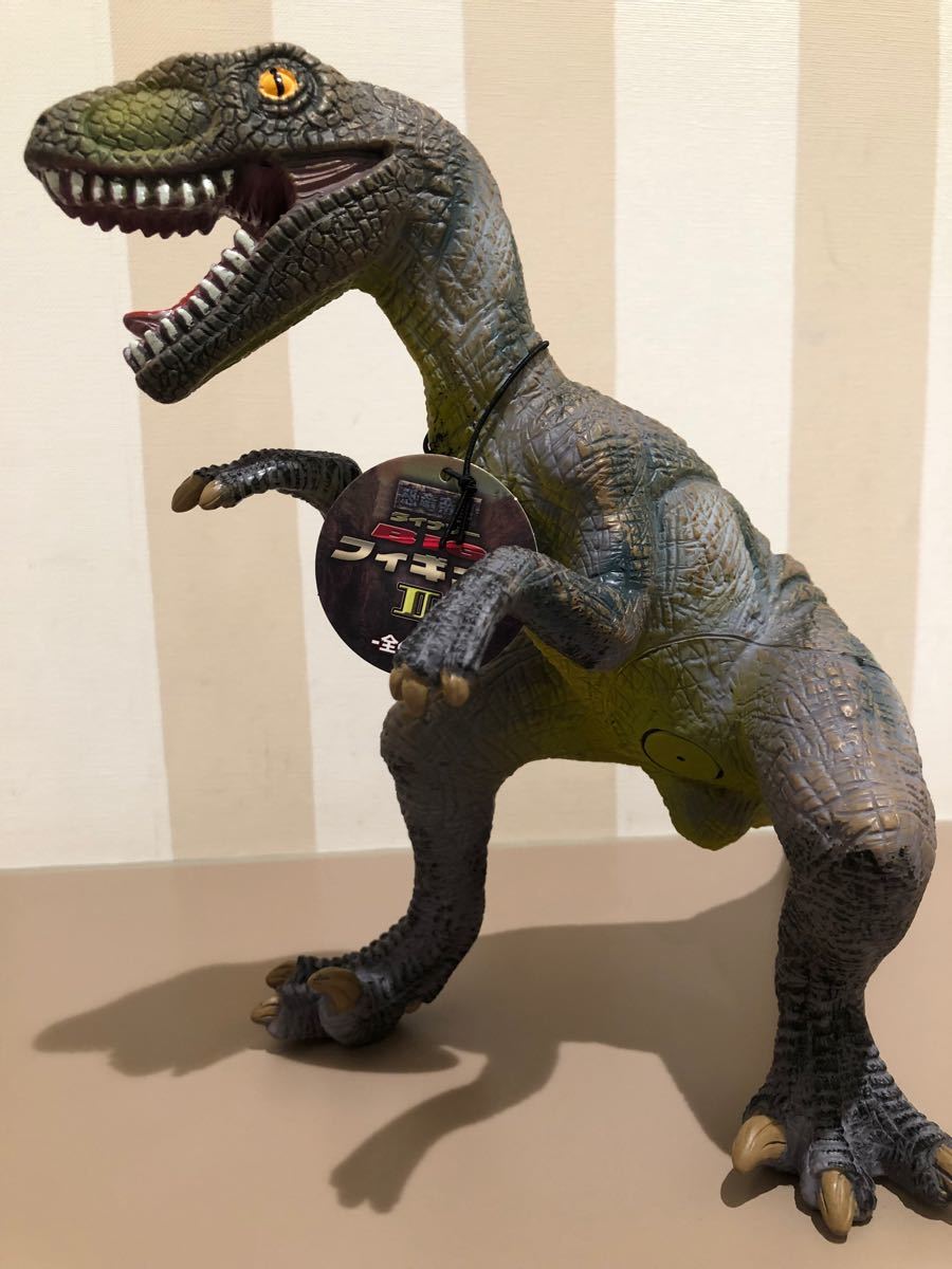 タグ付き.新品 ビッグ リアル ソフト恐竜 ティラノサウルス フィギュア