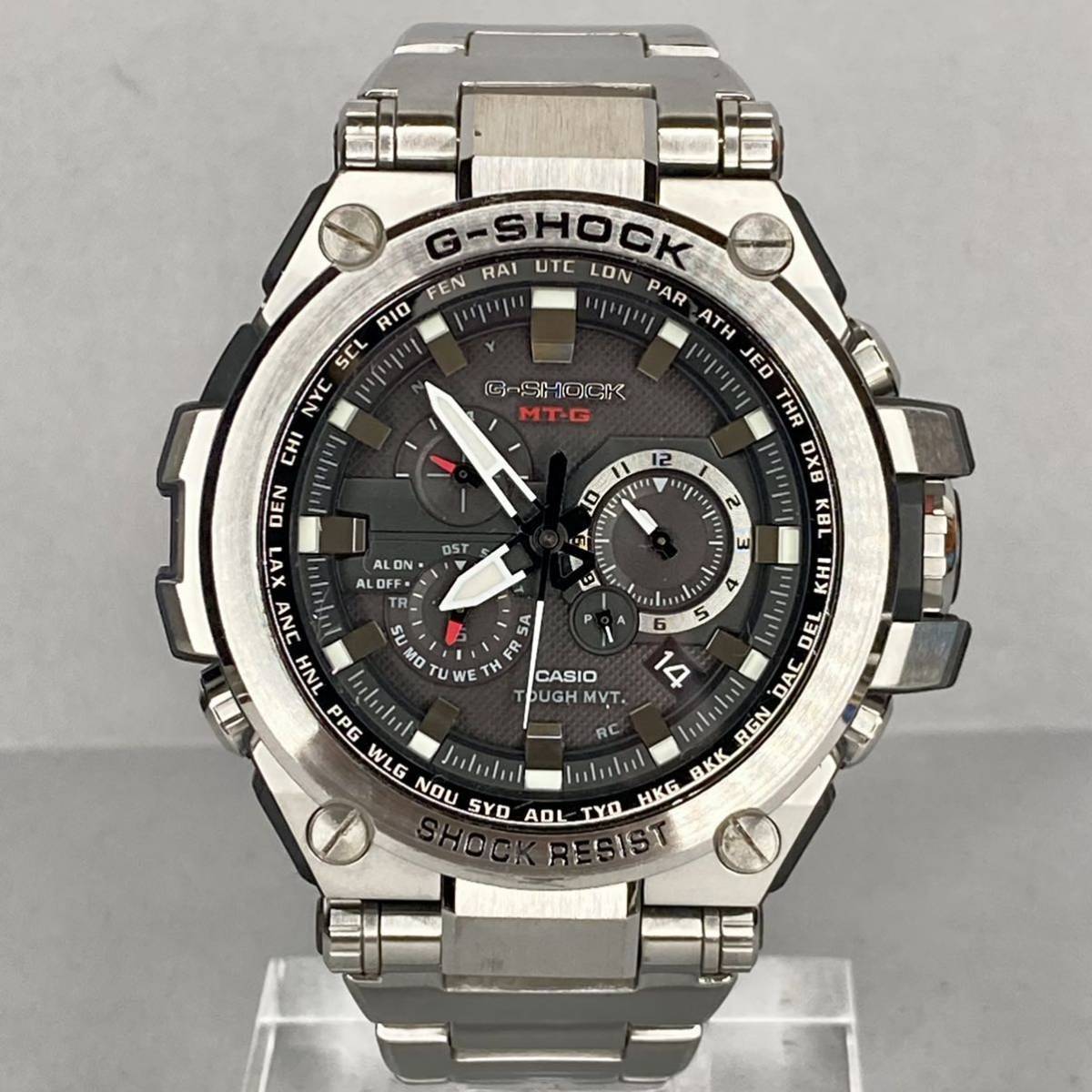 美品箱説付G-SHOCK MTG-S1000D-1AJF MT-G タフソーラー電波受信電波