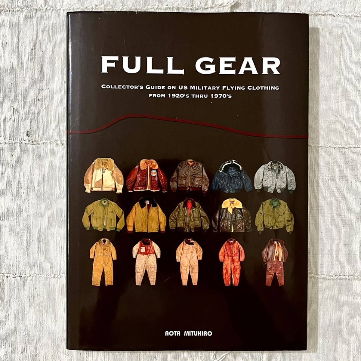 絶版 自費出版 青田 充弘 FULL GEAR フライトジャケット ミリタリー書