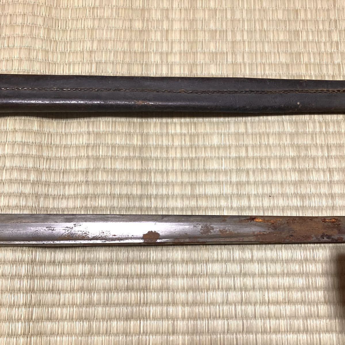 十三年式銃剣 剣差し付 全長 約75cm 模擬刀 軍刀 旧日本軍 当時物 ミリタリー 旧帝國陸軍 模造刀 大日本帝國 日本軍 古式銃 7