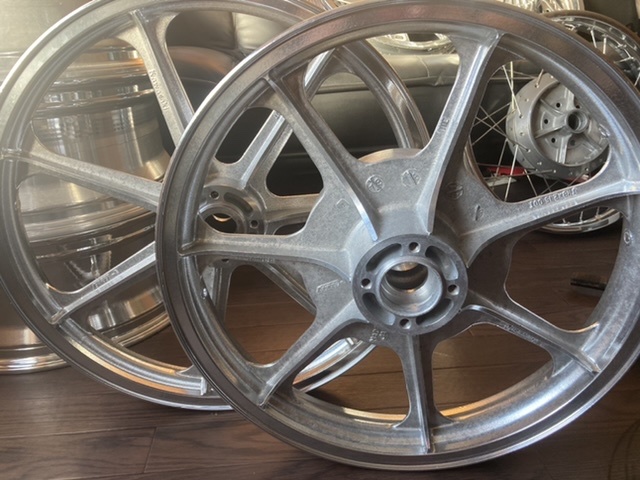 ☆Z750FX-1・kz1000MKⅡ・純正ホイール・バレル研磨済み☆ shimizu